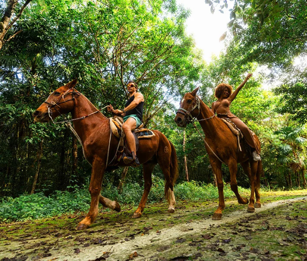 horseback riding cancun